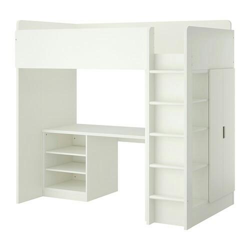 Ikea Stuva Loft Bed With Wardrobe And, Ikea Bunk Bed With Desk And Wardrobe