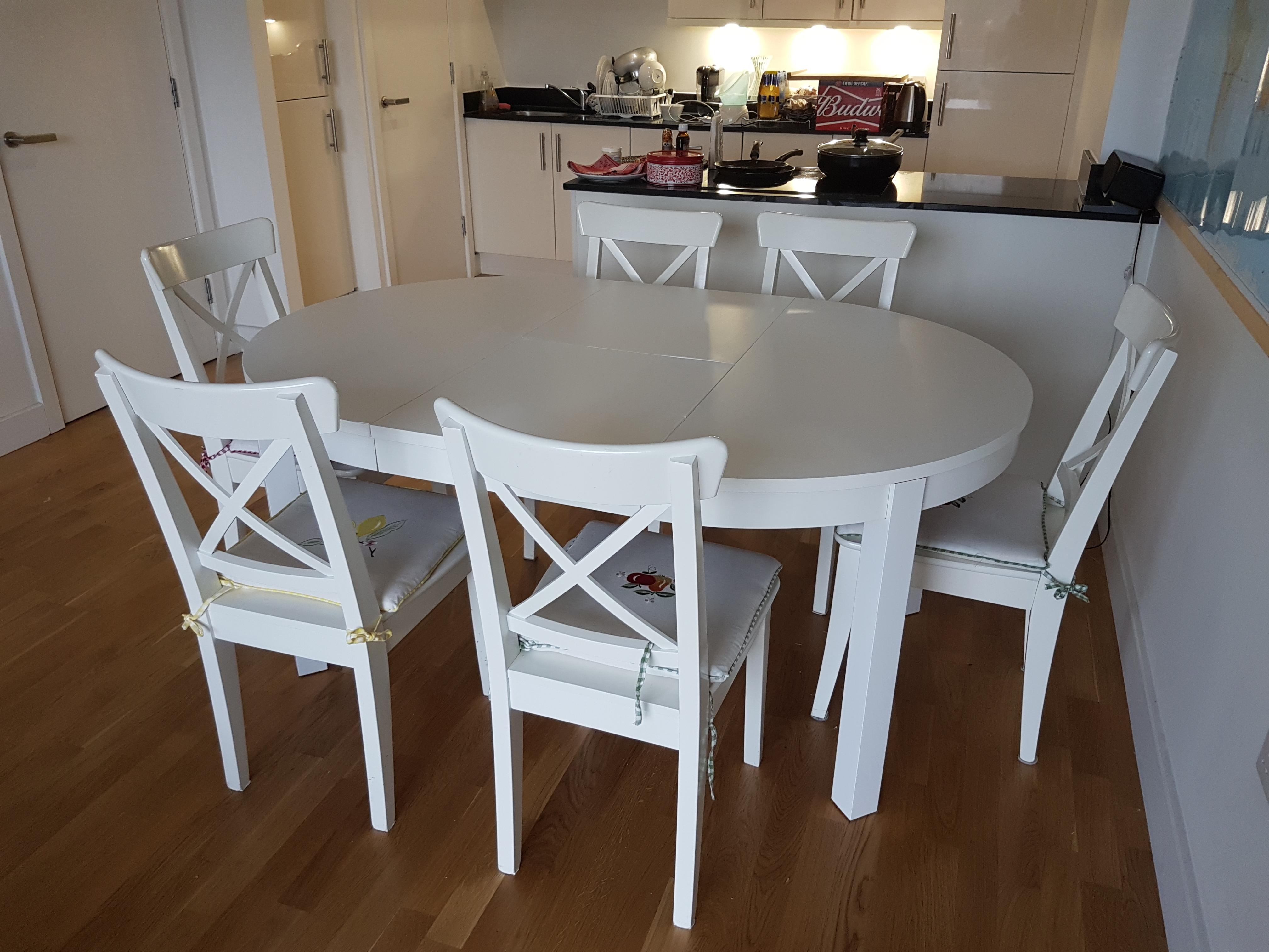 Extendable Dining Table Round Ikea, Round Extending Table Ikea