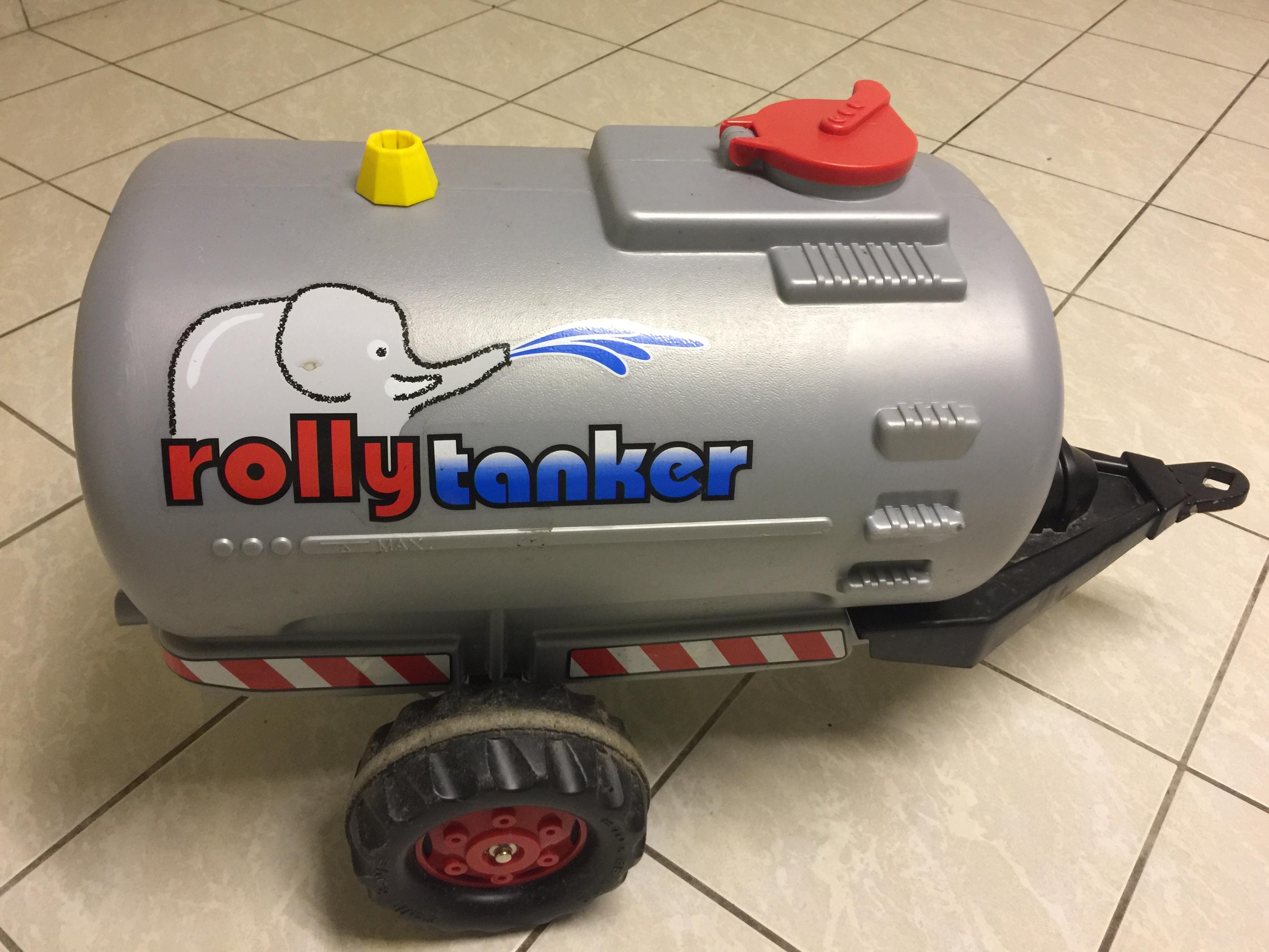 Alter 3-10 Jahre Rolly Toys Tank Fass- Anhänger mit Pumpe Spritze 