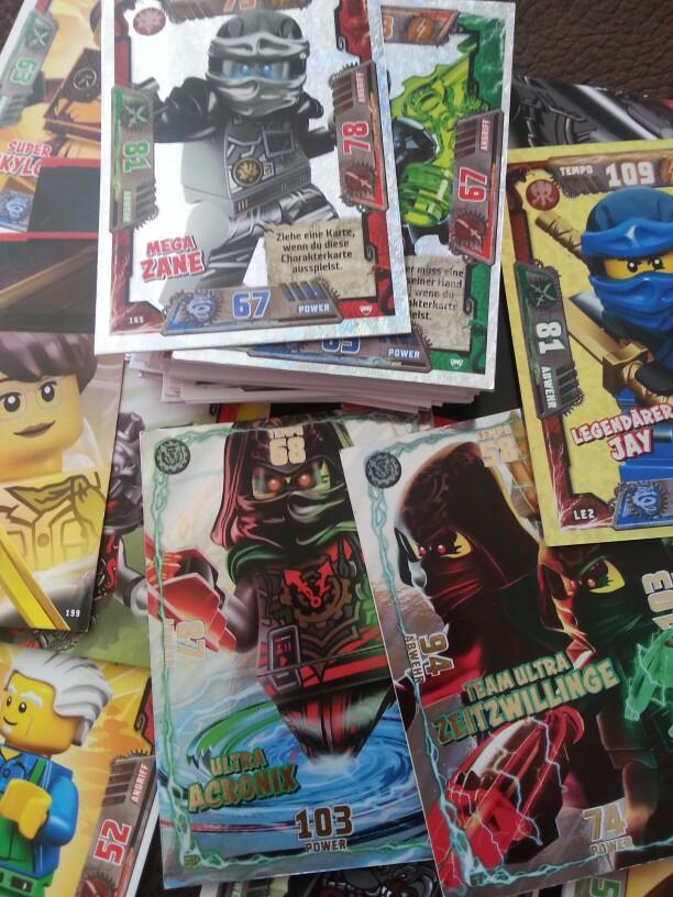 Glitzer Karten aussuchen Lego Ninjago Serie 3 Ultra Super Mega limitierte 