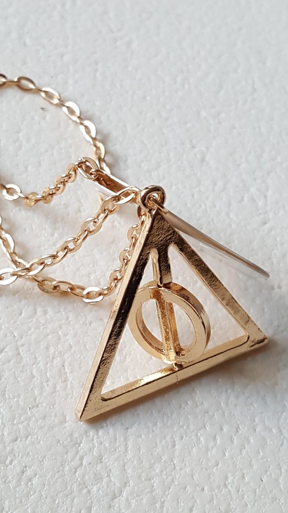 Armband Heiligtümer des Todes Halskette Harry Potter Halskette Lederhalsband 