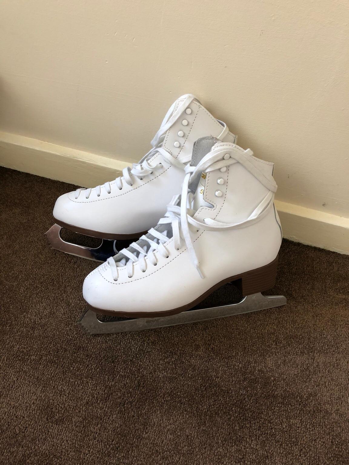Graf 500 Ice Skates White UK 6