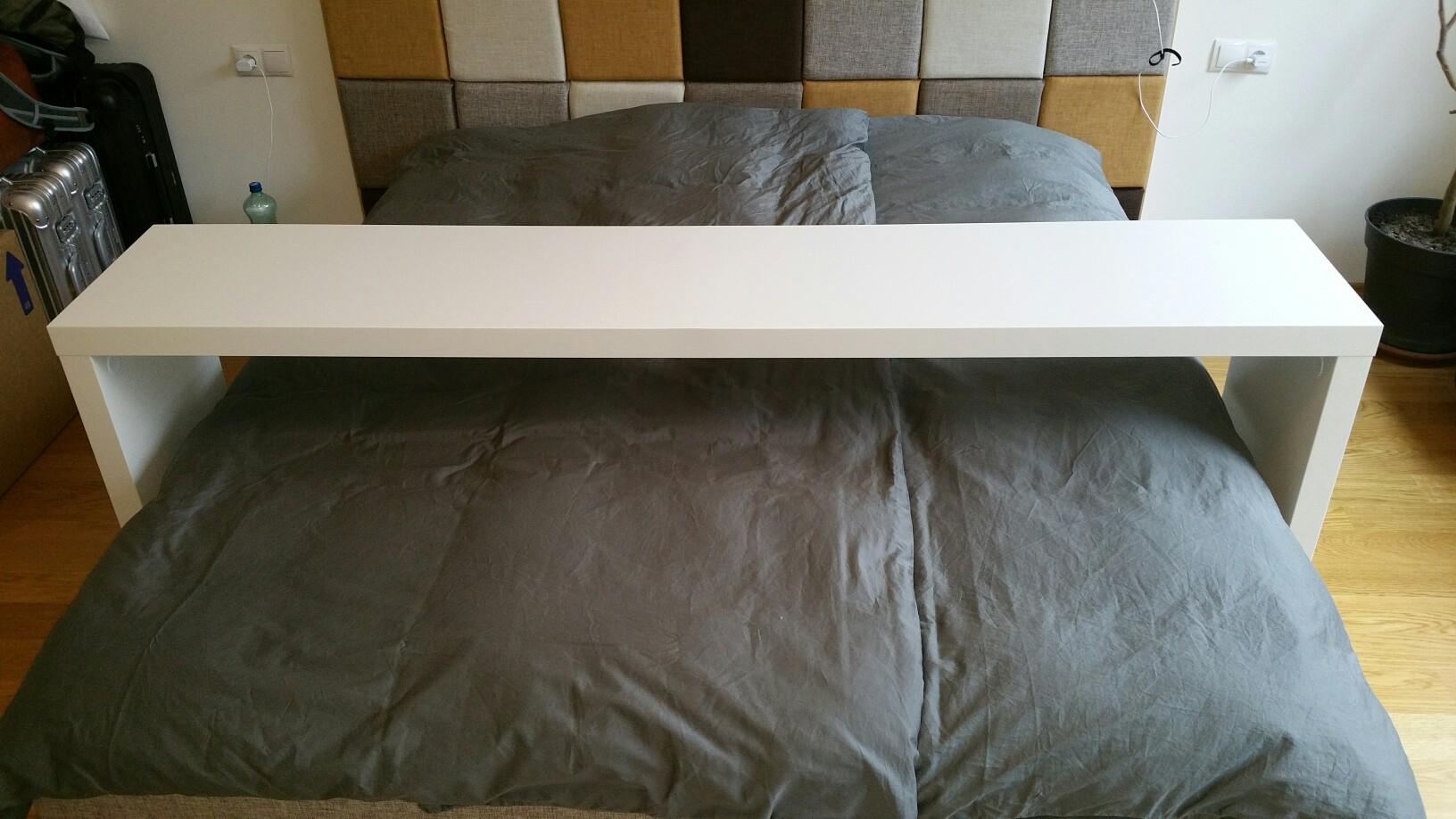 Ikea Malm Bett Tisch Ablagetisch wei 223 in 6840 G 246 tzis f 252 r 25 00 zum 