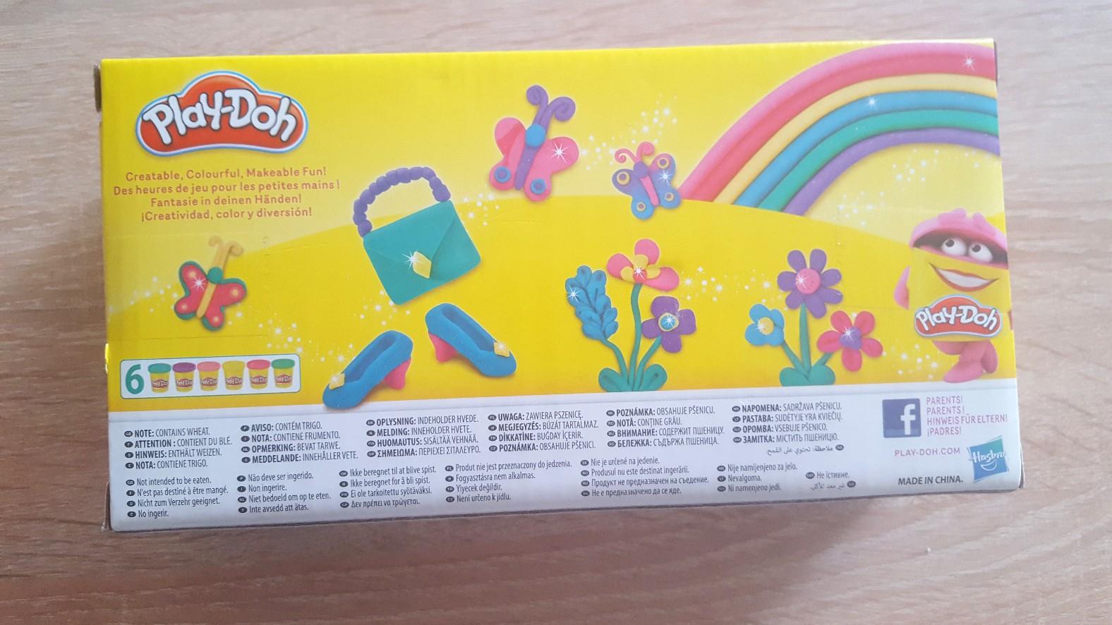 NEU und originalverpackt Hasbro Play-Doh Knete Glitzerknete 
