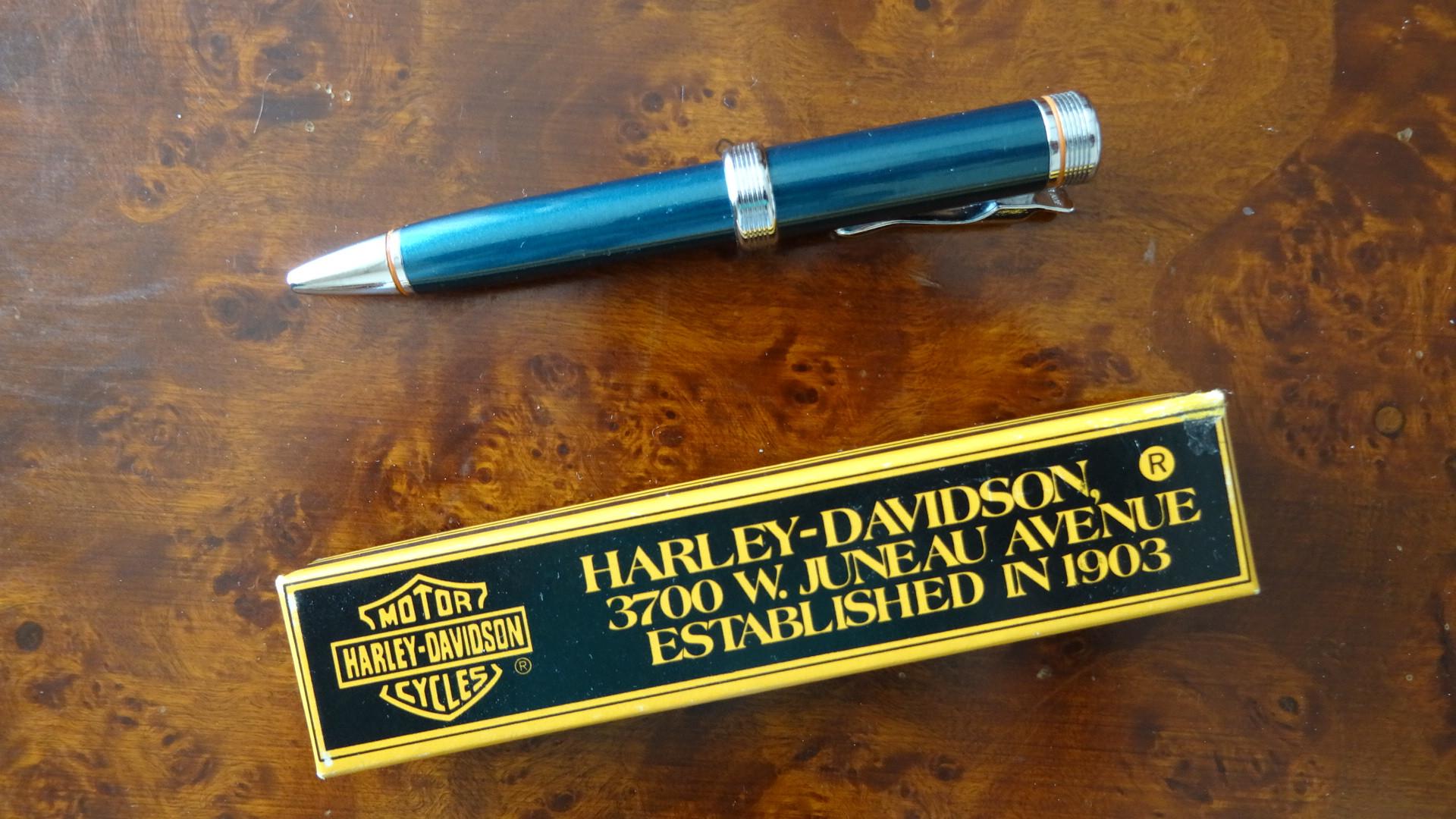 Edler Harley Davidson Kugelschreiber mit Bar & Shield Logo,Valentistag Geschenk 