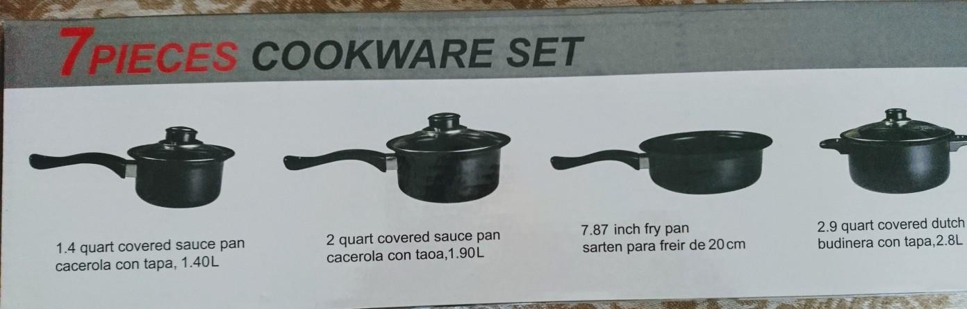 RMCW9700 Royal Mark 7 pcs Non-Stick Cookware Set 