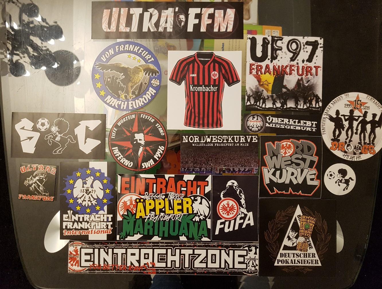 Eintracht Frankfurt Aufkleber Nordwestkurve 