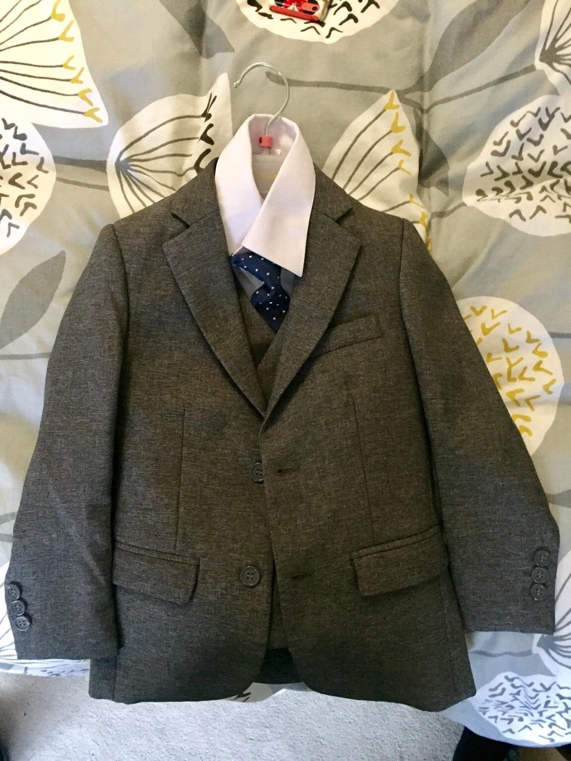 Swirl Waistcoat Boys Wasitcoat Suit with Navy Trousers 3-6m 14 Years Paisley of London 