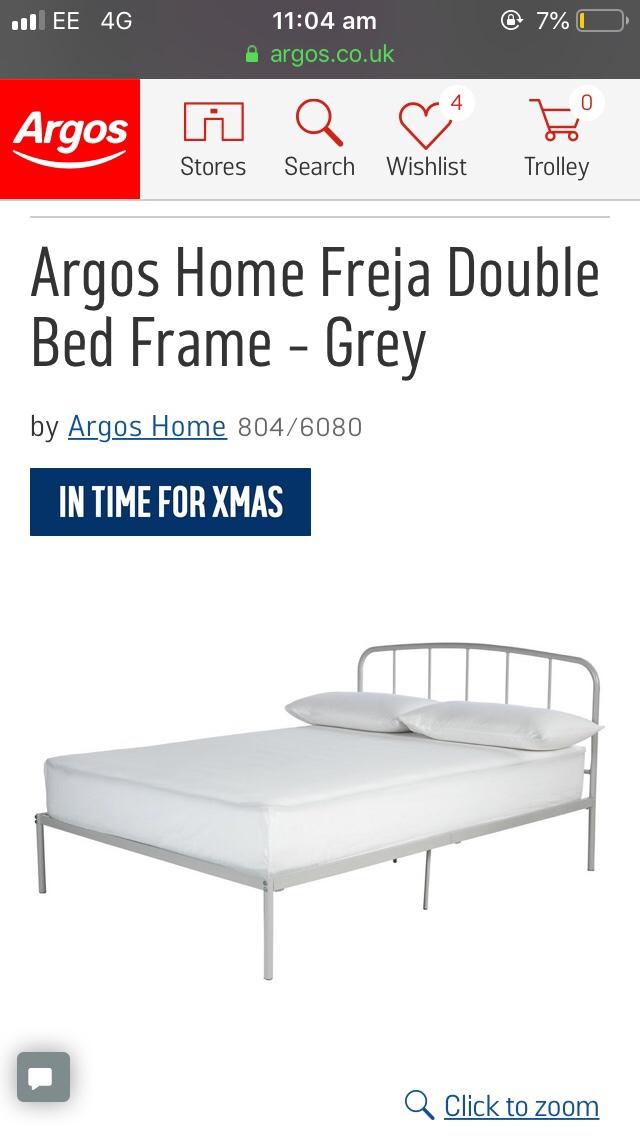 Argos Home Freja Double Bed Frame, Divan Bed Frame Double Argos Uk