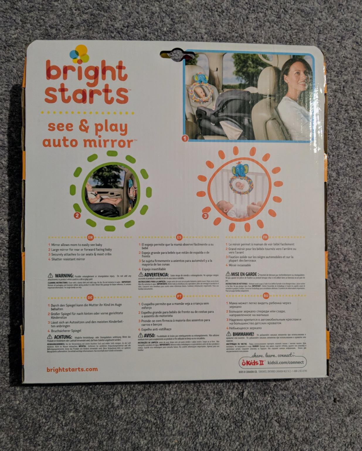 Bright Starts See and Play Auto Mirror 