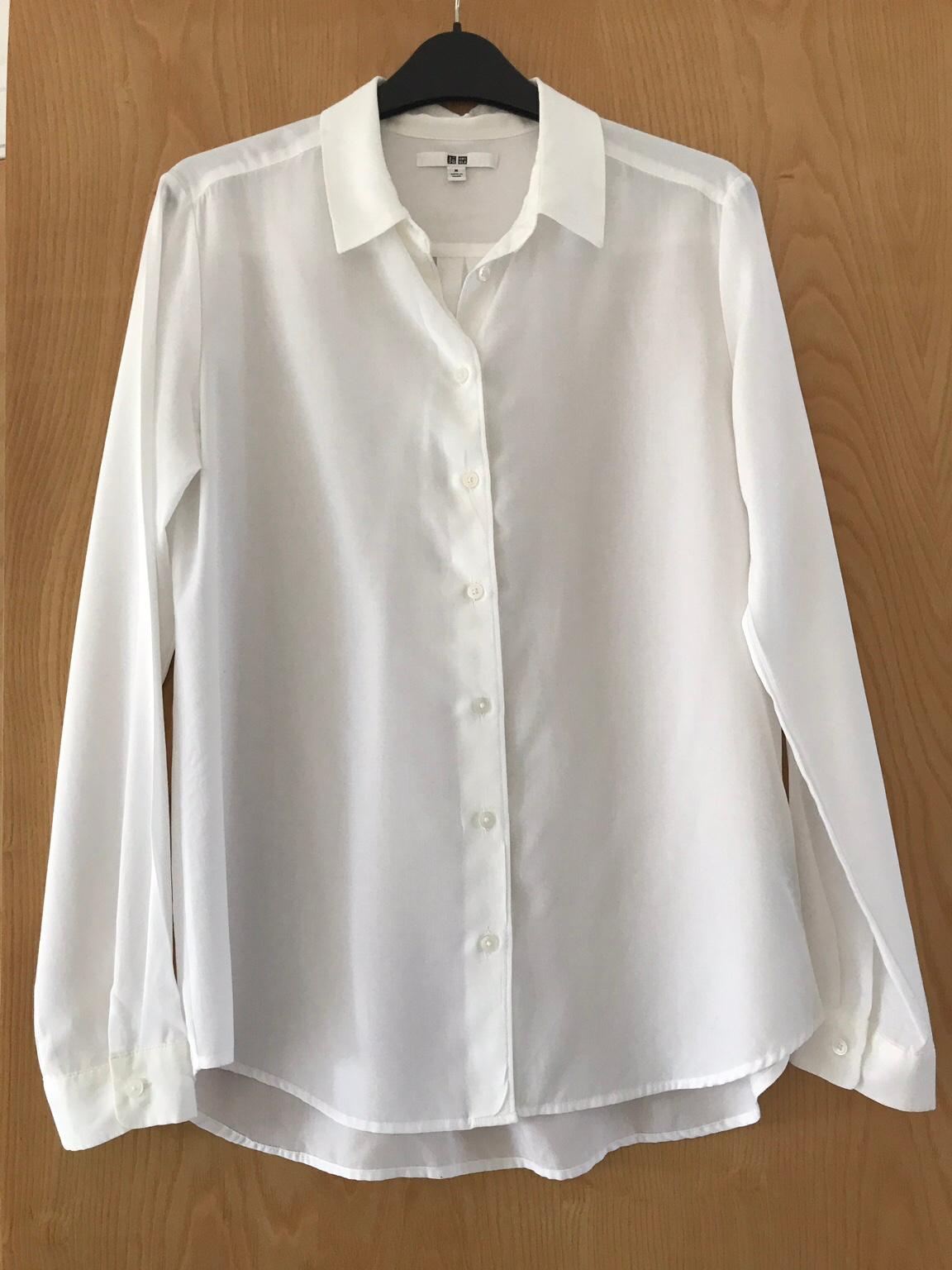 Ladies white blouse by UNIQLO M in ME16 Maidstone for £2.00 for sale ...