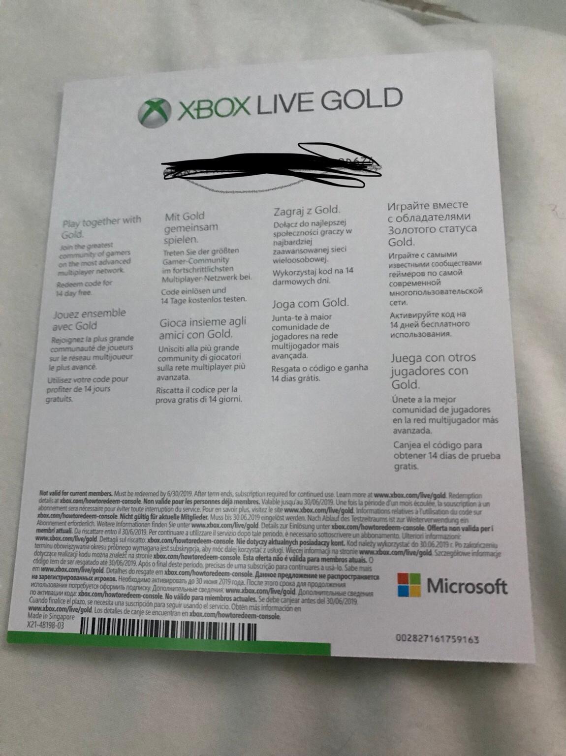 Kostenlos xbox live codes Kostenloser Xbox