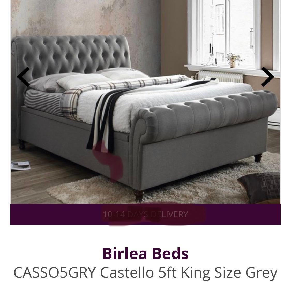 Bed King Size In Bn3 Hove For 250 00, Grey Sleigh Bed King Size
