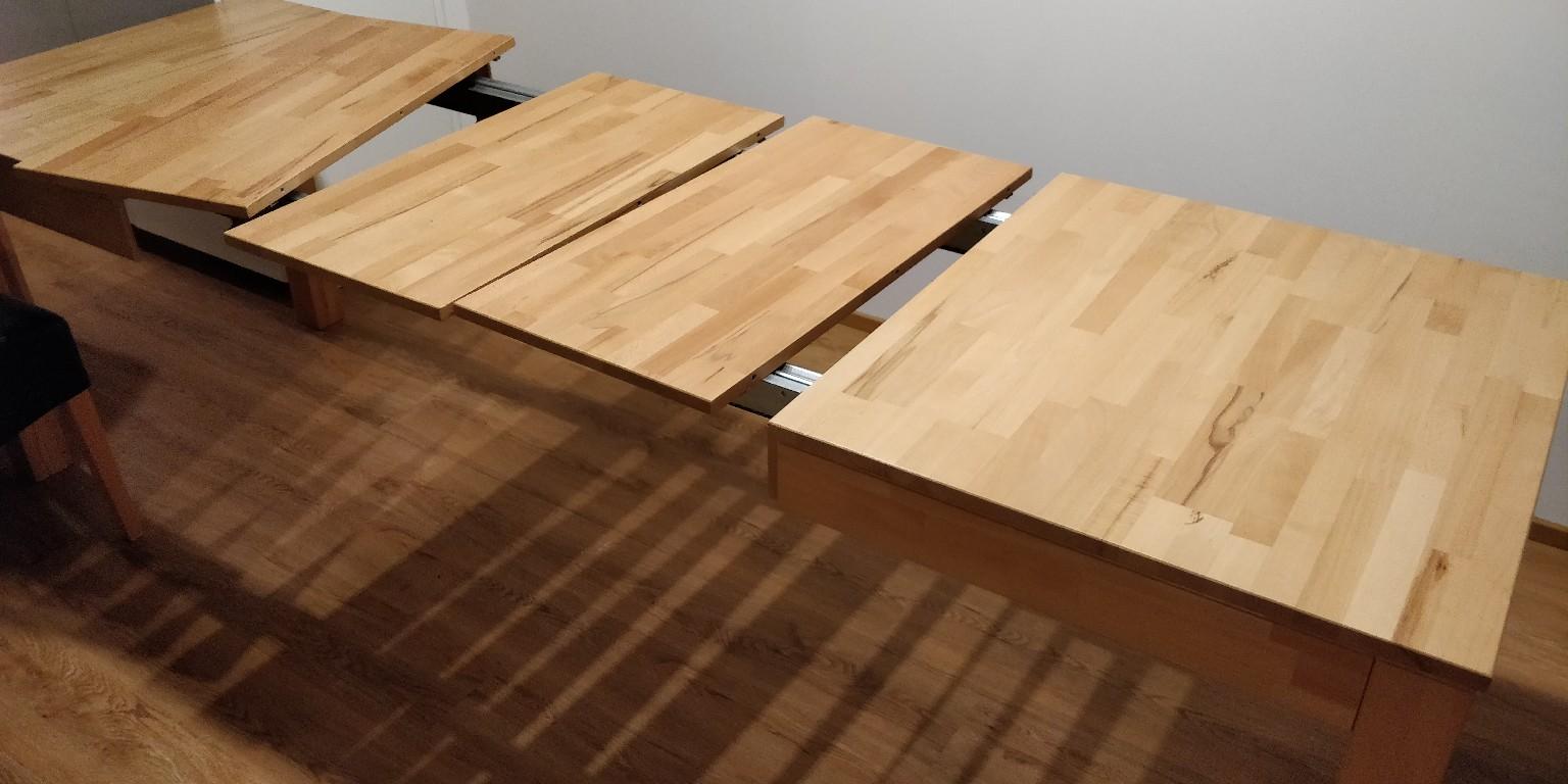 ausziehbarer Holz Esstisch 140(260)/80/77 cm in 6700 Stadt Bludenz für
