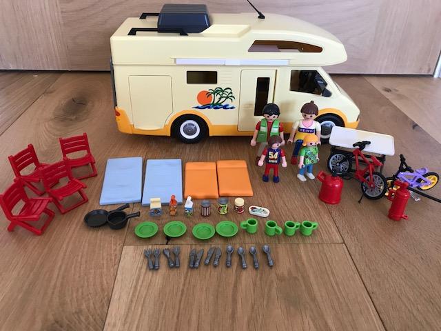 Playmobil 3647 Jaune Camper Van <>< Max UK Affranchissement £ 1.98 ><> Multi 
