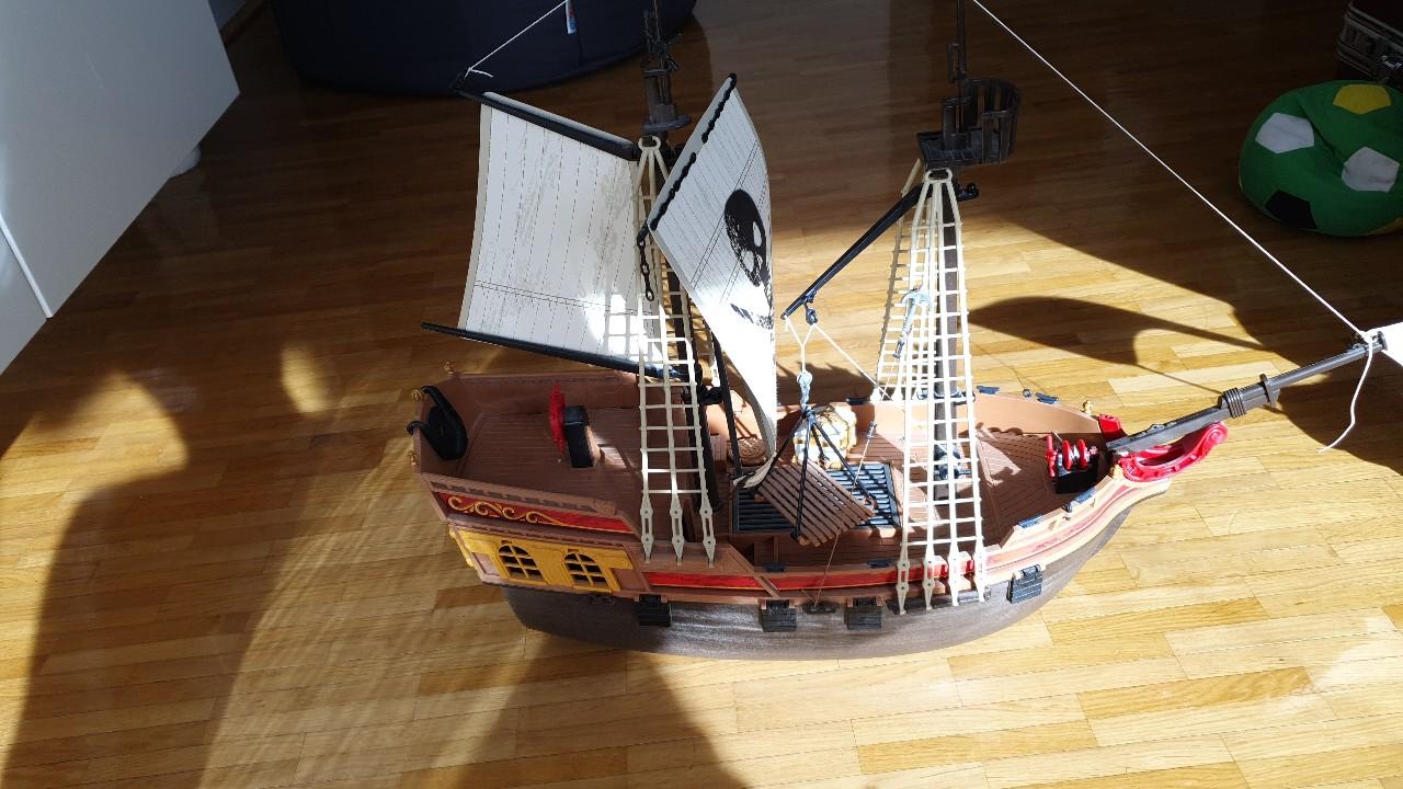 1x  Hecksegel Segel   Piratenschiff 3550 Wahl Playmobil 2 