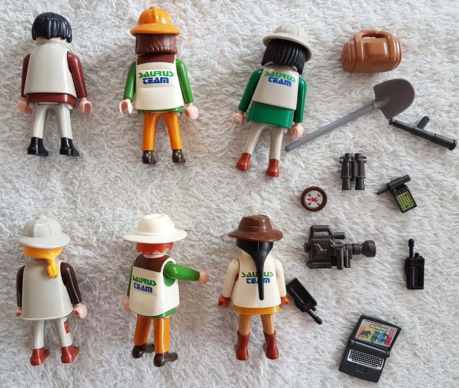 Playmobil Figuren Zubehör  6 x Rucksack zu Kinderfiguren 