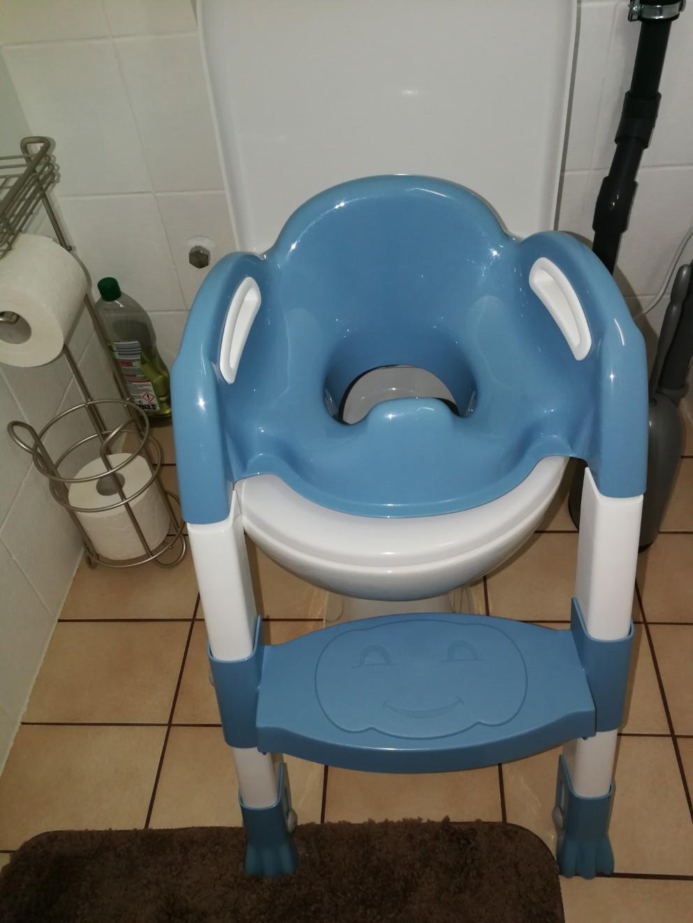 Funny Kiddyloo Toilettentrainer Sky/White 