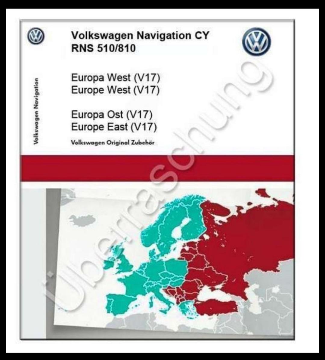 "CY Europa Ost" V17 Navigations-Update für RNS 510/810 DVD-ROM 