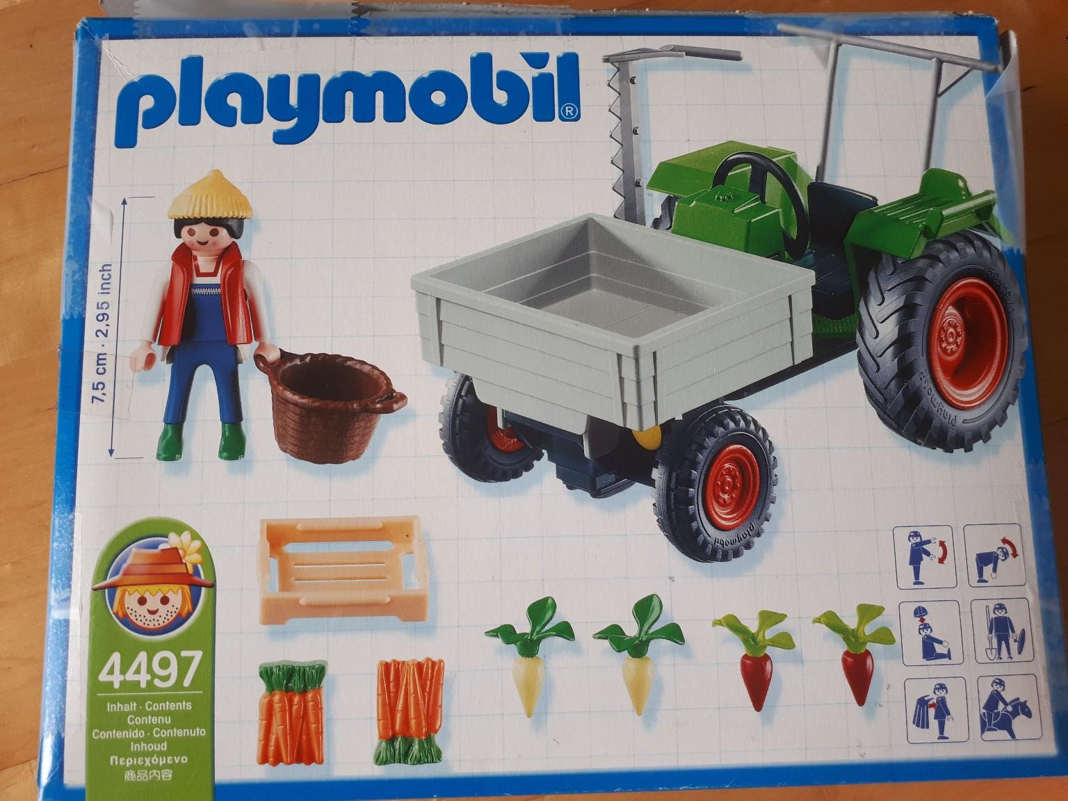 Traktor mit Mähbalken & Zubehör ähnlich 4497  Playmobil 