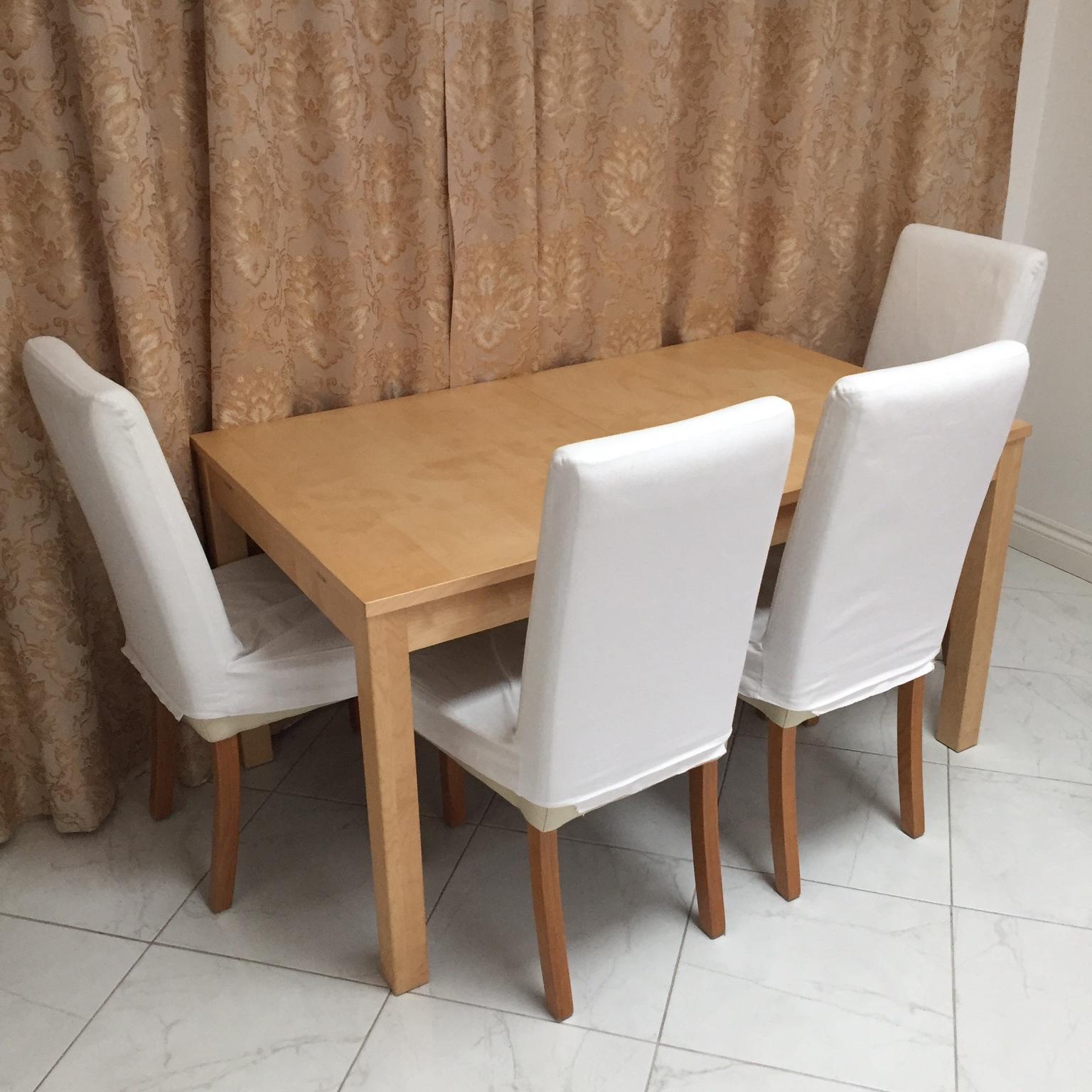 Ikea Dining Table And Six Chairs Set In, Dining Table Chairs Set Of 6 Ikea