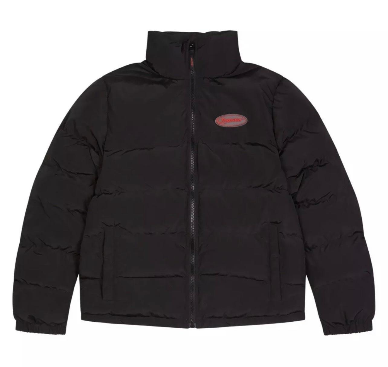 TRAPSTAR Hyperdrive Black & Red Puffer Coat in London for £280.00 for
