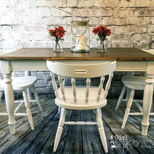 Farmhouse Dining Table And Chairs, 6 Seater Farmhouse Dining Table And Chairs