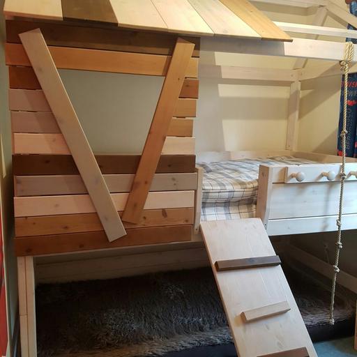 Lifetime Treehouse Bunk Bed With Rope, Rope Ladder For Bunk Beds