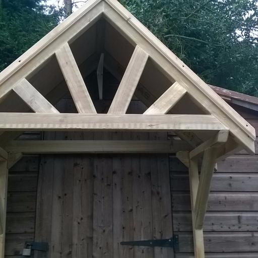 New Wooden Door Canopy In Wr5 Worcester, Wooden Door Canopy Wickes