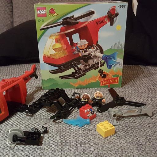 Set 4967 LEGO Duplo Feuerwehrhubschrauber Heli Hubschrauber TOP! 