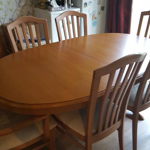 Parker Knoll Dining Table And 6 Chairs, Parker Knoll Dining Chairs Second Hand