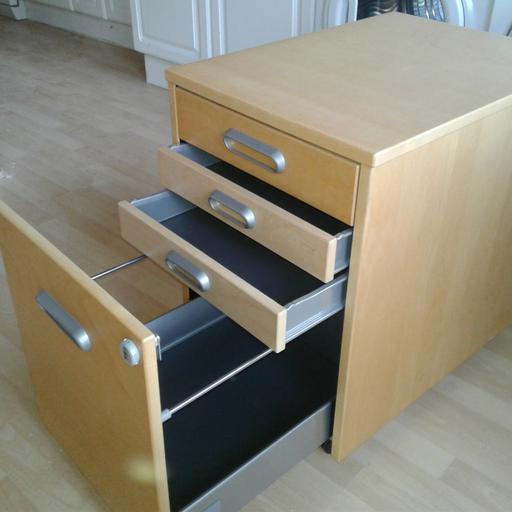 Ikea Galant Lockable Drawer Filing, Ikea Wooden Filing Cabinet With Lock