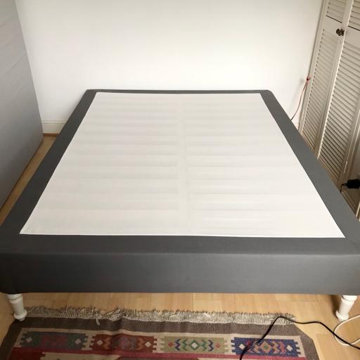 Ikea Bed Slatted Mattress Base King, How To Put Ikea Bed Slats On