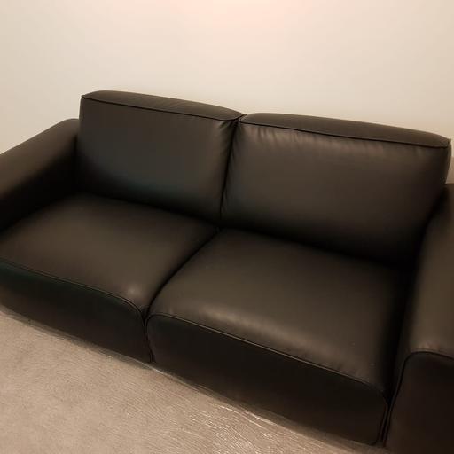 Black Leather Sofa Couch, Used Black Leather Sofa Bed