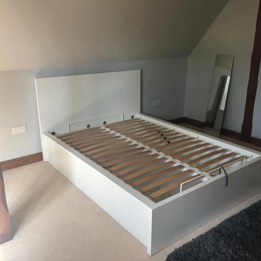 Ikea Malm Ottoman Bed In Tw18 Runnymede, Ottoman Storage King Size Bed Ikea
