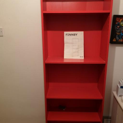Ikea Red Finnby Bookshelf In B63 Dudley, Ikea Finnby Bookcase Instructions