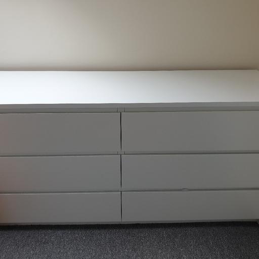 Ikea Malm Chest Of 6 Drawers White In, Ikea Malm Dresser 6 Drawer Tall Instructions