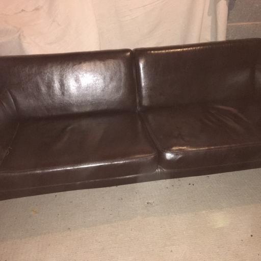 Faux Leather Sofa Ikea In Dy1 Dudley, Ikea Brown Leather Sofa
