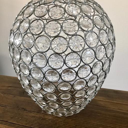 Crystal Effect Beaded Light Shade In, Crystal Effect Beaded Light Shade