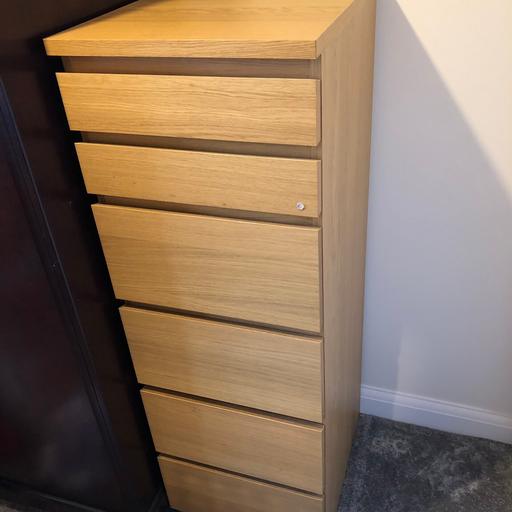 Ikea Malm Tall Chest Of Drawers In Nn3, Tall Dresser With Deep Drawers Ikea