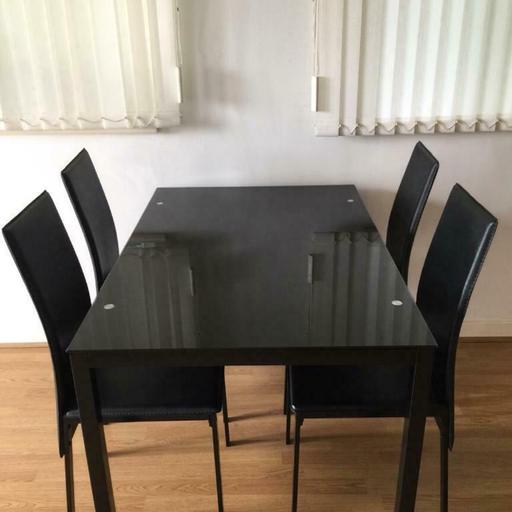 Lido Glass Dining Table 4 Chairs, Dining Chairs Set Of 6 Argos