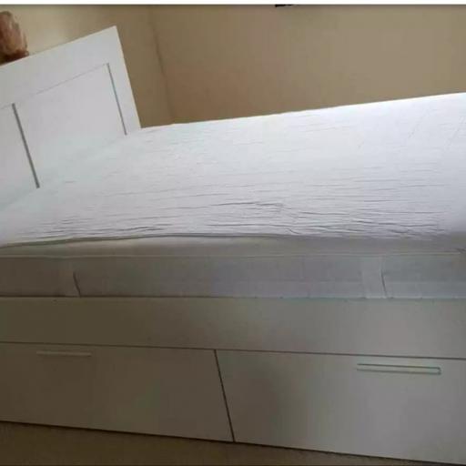 Ikea Brimnes Bed Frame King Size 4, Ikea Brimnes Bed Frame With Storage And Headboard Queen