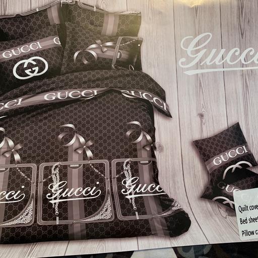 Black Gucci Bedding Set King Size New, Gucci King Size Bed Comforter Set