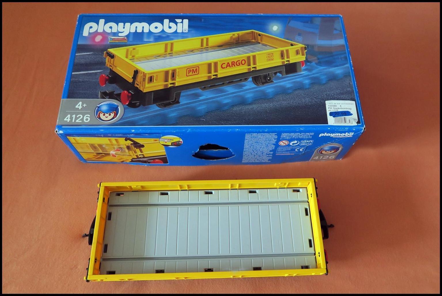mit Licht OVP Playmobil Eisenbahn 4010 RC Train Set komplett mit Schienen