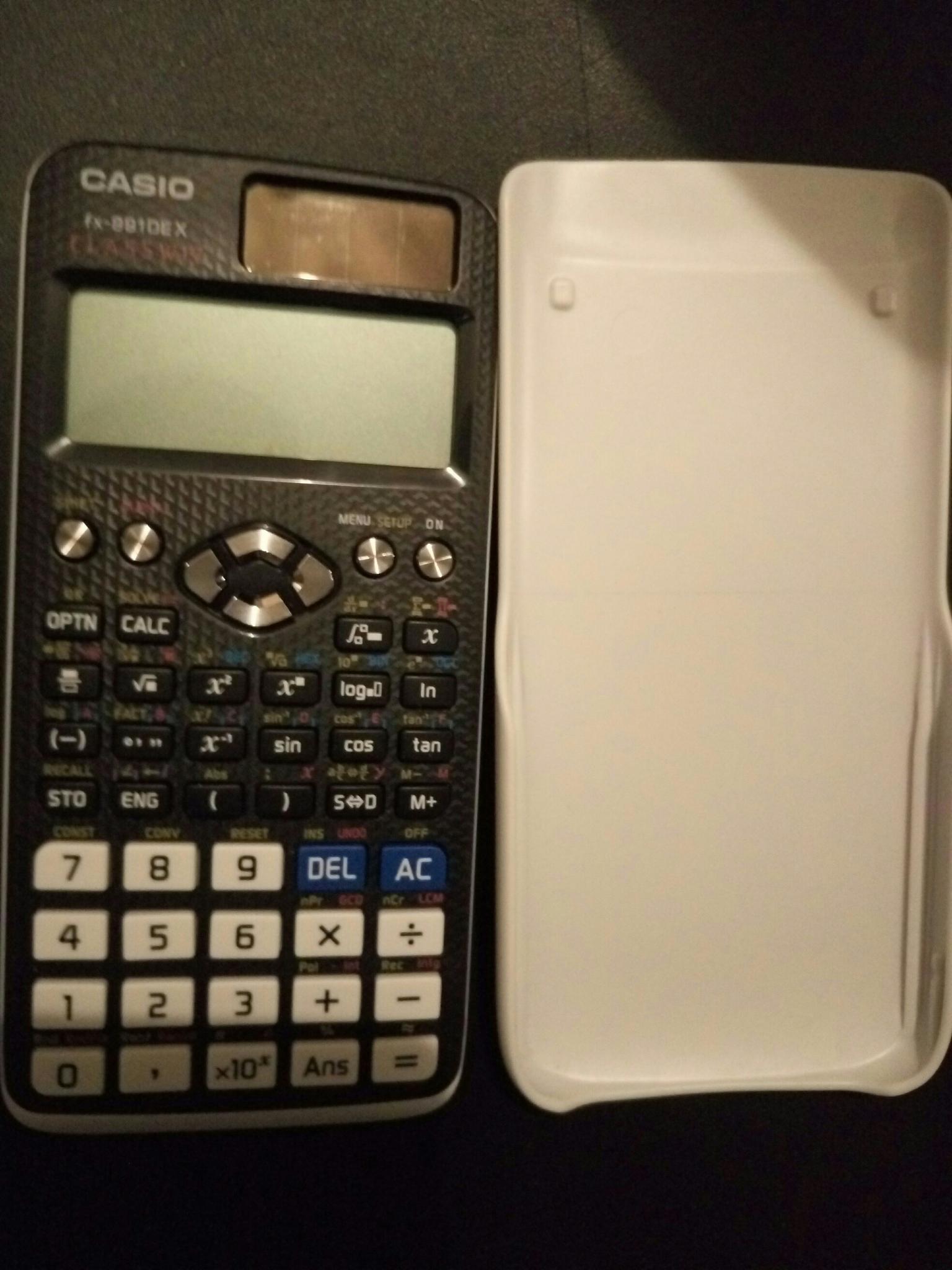 Casio FX-991DE X wissenschaftlicher ClassWiz Rechner mit natürlichem Display 