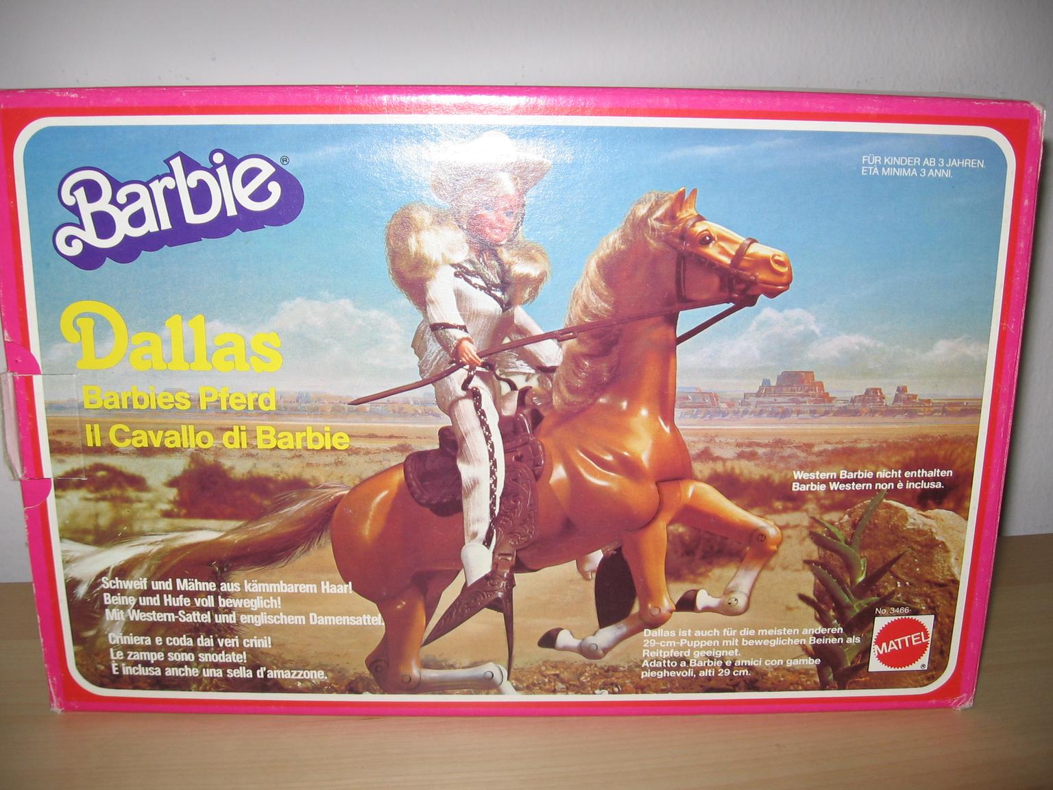 Barbie Pferd 80er Jahre