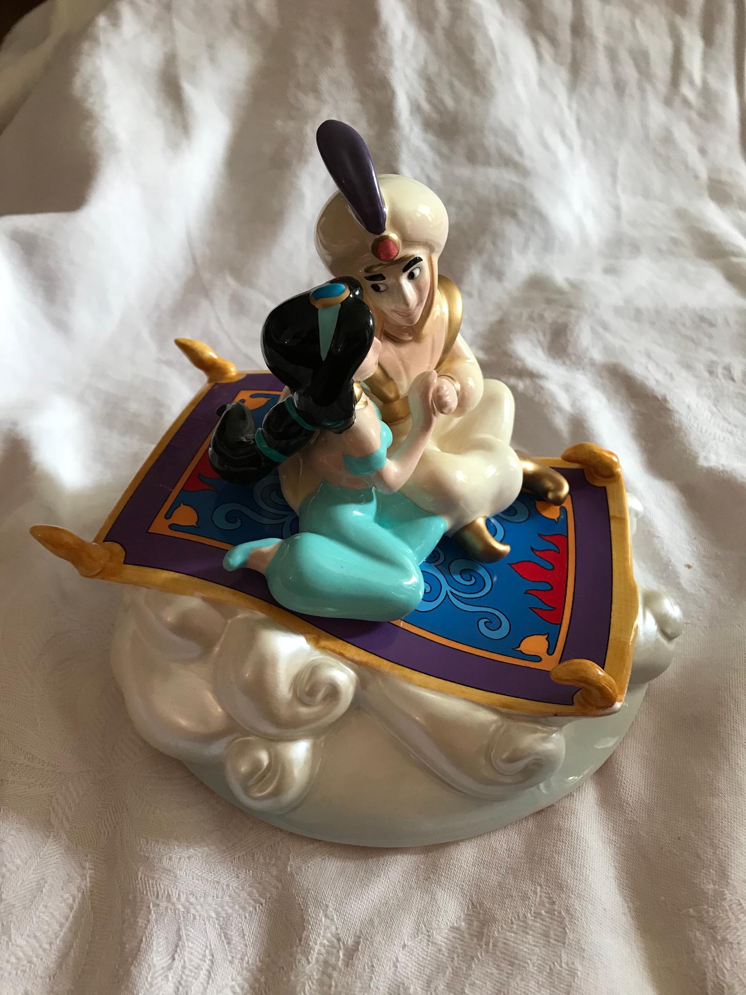 Disney Schmid Aladdin Dschinni handbemalt Spieluhr  RAR 
