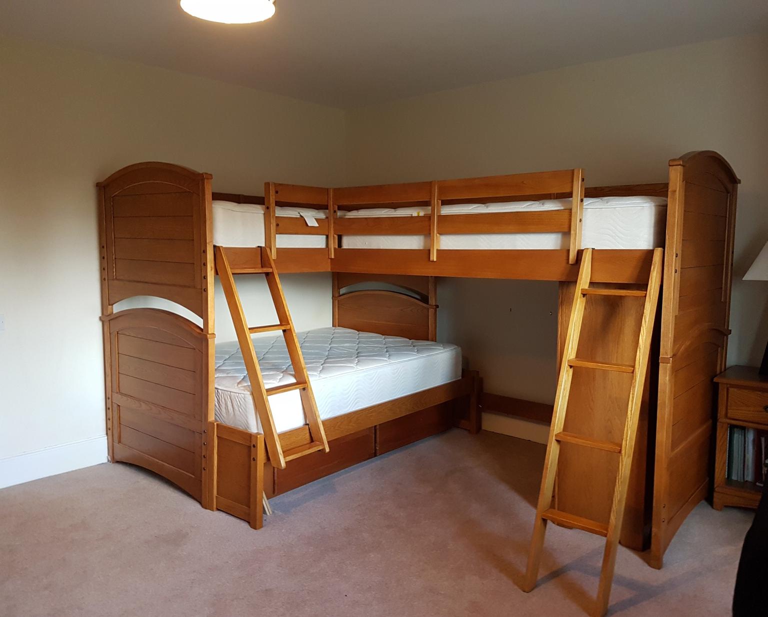 Bunk Bed With Matresses In High Legh, Bunk Bed With Tv Stand