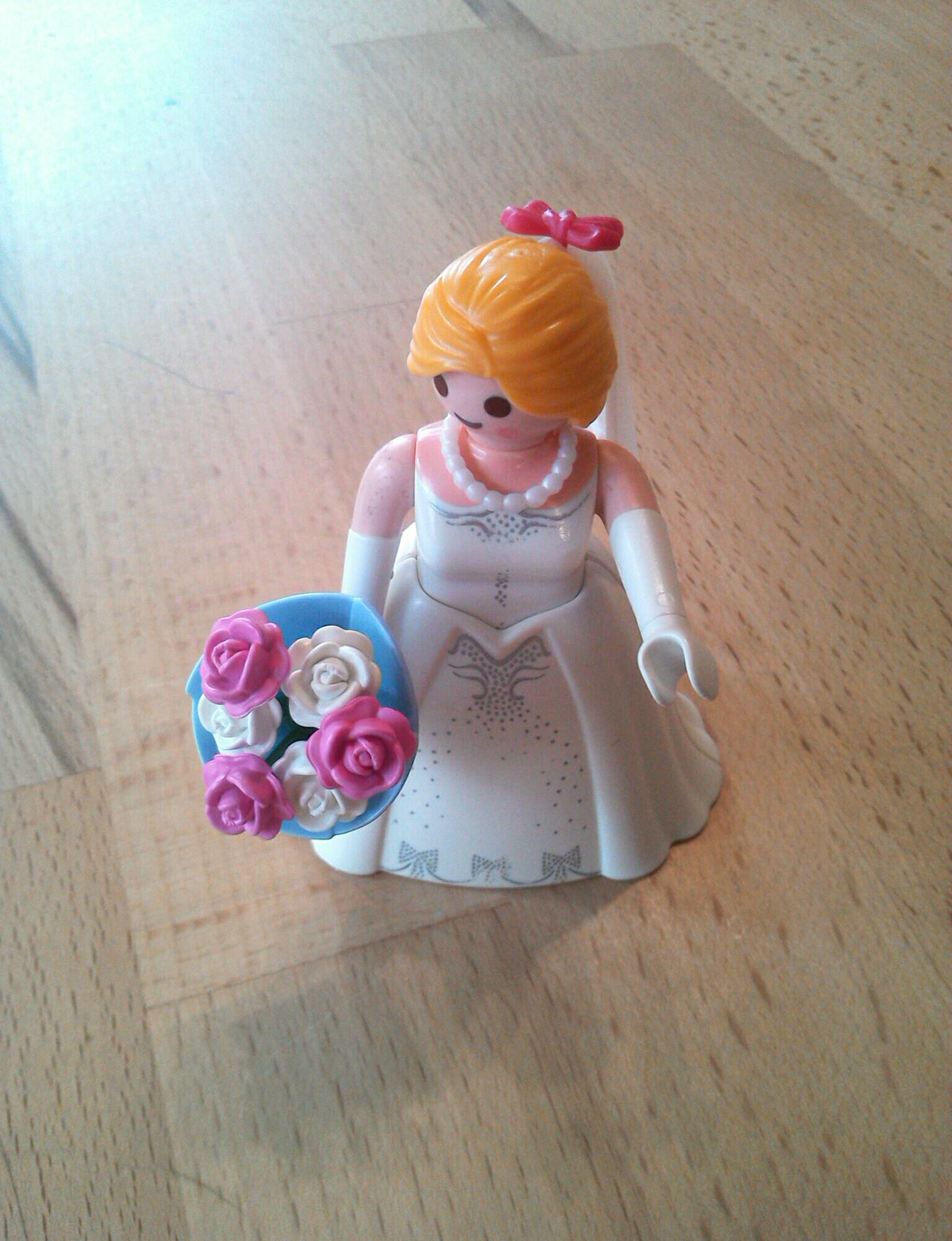 Playmobil FigurenFrauBraut  zur Hochzeit 