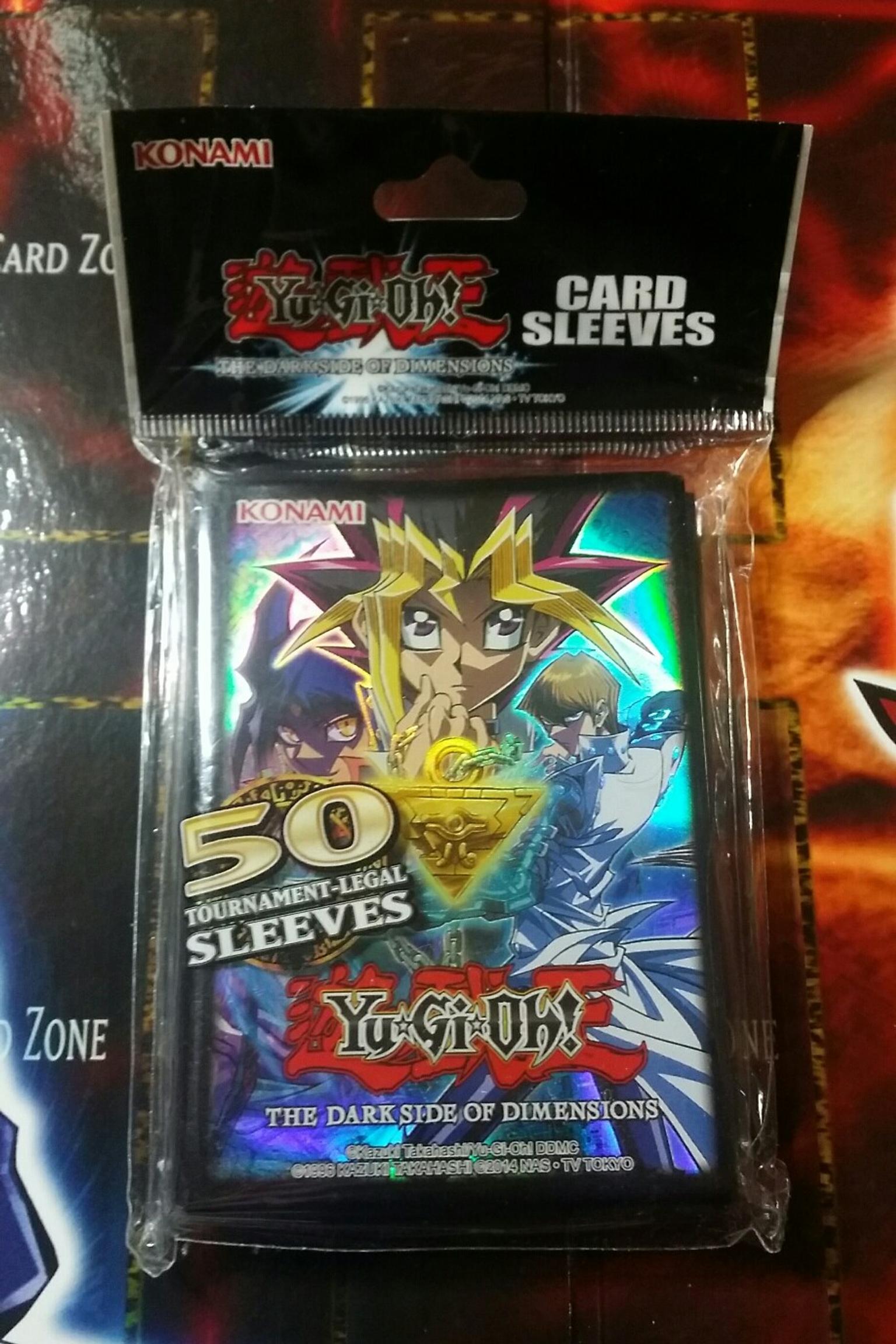 Yu-Gi-Oh YGO The Dark Side of Dimensions Card Sleeves/Hüllen-50 St.-Neu und OVP